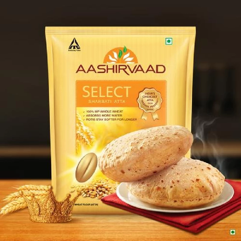 Aashirvaad Select Sharbati Atta, 1 kg-1.webp